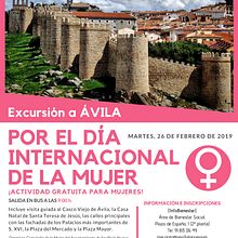 Evento 'Excursión a Ávila por el Día Internacional de la Mujer' - Sevilla la Nueva . % ALEJANDRO GÁMIR PAZ tarafından hazırlanan Poster Tasarımı projesi - 02.26.2019