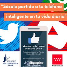 Taller 'Aprovecha al máximo tu smartphone' . % ALEJANDRO GÁMIR PAZ tarafından hazırlanan Poster Tasarımı projesi - 03.29.2019