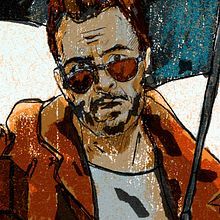 Cassidy. Preacher. Un proyecto de Cine, vídeo, televisión, Dibujo de Retrato, Diseño de personajes, Ilustración tradicional e Ilustración digital de María José Andúgar - 28.05.2019
