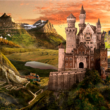Matte Painting: Proyecto Final. Concept Art, and Digital Illustration project by Francisco Guevara Soto - 05.29.2019