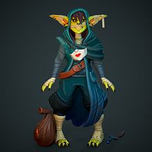 Nott The Brave! - Personaje Real Time. Un proyecto de 3D, Animación 3D, Diseño de personajes 3D, Modelado 3D y Videojuegos de Albert Patru - 29.05.2019