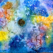 Mi galaxia: Agujero negro. Projekt z dziedziny  Manager art, st i czn użytkownika Janne Lopez de Grados - 29.05.2019
