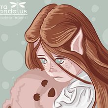 Caroline - Illustration. Un progetto di Disegno, Disegno artistico, Design, Fotografia digitale, Illustrazione tradizionale, Illustrazione digitale, Illustrazione infantile e Illustrazione vettoriale di Hirra Al Andalus - 30.05.2019