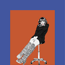 Najwa Nimri. Un proyecto de Ilustración vectorial de Tono Mollà - 30.05.2019