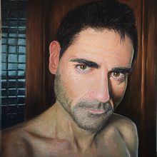 Autorretrato óleo. Artes plásticas, Desenho de retrato, Ilustração tradicional, e Pintura projeto de Pablo Gonzalez Conde - 30.05.2019