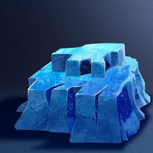 Material Study - ICE. 2D Animation, Concept Art, Digital Illustration, and Video Games project by Cris Carvalho - 05.31.2019