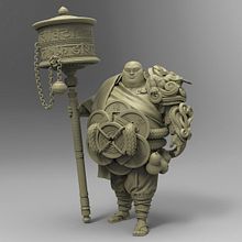 AGATA - Xen, the Dreaming Butterfly - Sculpt. 3D, 3D Character Design, Sculpture, and 3D Modeling project by David Chumilla - 05.31.2019