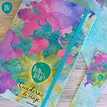 Cuaderno de Viaje - Mapamundi. Projekt z dziedziny Projektowanie logot, pów, Projektowanie produktowe, Grafika ed, torska, Projektowanie graficzne, Zarządzanie projektowaniem, Trad, c, jna ilustracja i Infografika użytkownika Úrsula Aurelia Buono - 28.05.2019