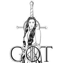 Melisandre, Mi Proyecto del curso: Ilustra con garra y vencerás. Poster Design, Digital Illustration, and Vector Illustration project by Francisco Javier Llobregat Garcia - 06.01.2019