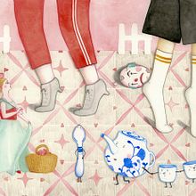 El maravilloso Mago de Oz. Un progetto di Disegno, Disegno a matita, Disegno artistico, Illustrazione tradizionale, Illustrazione infantile e Pittura ad acquerello di Berta Fortet Berne - 01.06.2019