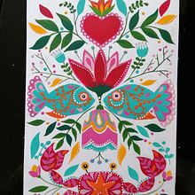 Debajo del mar: Introducción a la ilustración floral con acrílico Ein Projekt aus dem Bereich Traditionelle Illustration von Ana Najera - 01.06.2019