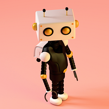 Robot. 3D Animation project by Riccardo Maradiaga - 06.17.2019