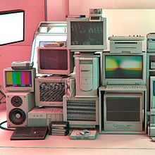 Retro Technology. 3D, Animation, 3D Animation, Digital Illustration, 3D Modeling, Motion Graphics, and Photo Retouching project by Pedro García - 06.02.2019