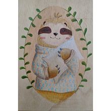 Mi Proyecto del curso: Acuarela sobre madera. Traditional illustration project by Maricielo Pizarro - 06.03.2019