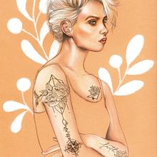Mi Proyecto del curso: Ilustración con pastel y lápices de colores. Un progetto di Disegno, Disegno artistico, Disegno di ritratti, Disegno realistico e Illustrazione tradizionale di Jocelin Flores - 04.06.2019