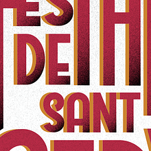 Diseño Gráfico: Cartell de Festa Major Sant Gervasi 2019 . Graphic Design project by Arturo Aguilar - 06.01.2019