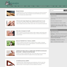 Web de relajacion corporal de masajes . Un progetto di Web design di Ignacio Cruz - 04.06.2019
