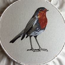 Mi Proyecto del curso: Pintar con hilo: técnicas de ilustración textil. Embroider project by Tania Rosas - 06.04.2019