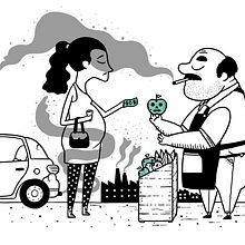 Periódico El Tiempo. Ilustração tradicional projeto de Alejandro Giraldo - 05.06.2019