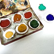 Frente al Mediterráneo: elaboración de acuarelas artesanales. Un progetto di Artigianato, Belle arti, Pittura e Pittura ad acquerello di Gregorio Vallejo Gomariz - 06.06.2019