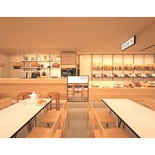 la Forneria, Barcelona. Un progetto di 3D, Architettura d'interni, Interior Design, Lighting design, Interior design, Design e creazione di mobili e Modellazione 3D di Sara González Martín - 28.07.2018
