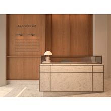 Portería calle Aragón, Barcelona. Un progetto di 3D, Architettura d'interni, Interior Design, Lighting design, Interior design, Design e creazione di mobili e Modellazione 3D di Sara González Martín - 12.01.2018