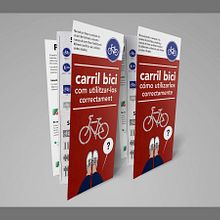 Carril Bici. Projekt z dziedziny Kreat, wność,  R, sunek, Projektowanie postaci, Grafika ed, torska, Projektowanie graficzne, Grafika wektorowa i  Piktogram użytkownika Roger Pla Ramos - 07.06.2019