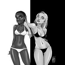 Black & white. Un progetto di Fumetto, Arte concettuale e Illustrazione digitale di Josep Giró - 01.06.2019
