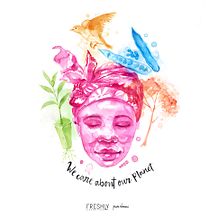 Ilustración Freshly Cosmetics. Traditional illustration project by Marta Aguayo Soria - 06.06.2019
