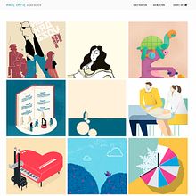 hastahartarte.es | Web portfolio de Raúl Ortiz. Web Design, and Traditional illustration project by Raúl Ortiz - 06.07.2019
