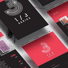 333 1/3 - Branding & App . Un proyecto de Br, ing e Identidad, Diseño de logotipos, Diseño gráfico, Diseño interactivo y Diseño mobile de Lorena Maeso García - 04.06.2018