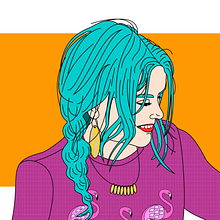 Orange. Traditional illustration, Digital Illustration, and Vector Illustration project by Miss Sarie Stein - 04.08.2019