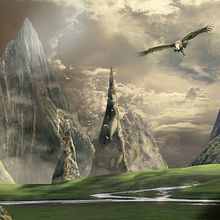 Mi Proyecto del curso: Matte Painting: creando mundos fotorrealistas. El vuelo. Photograph, Fine-Art Photograph, Digital Photograph, L, scape Architecture, and Photo Retouching project by Mercedes Diez Pascua - 06.08.2019
