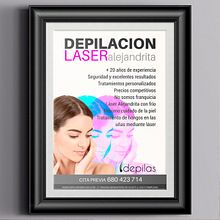 Cartel Depilas. Graphic Design, and Photo Retouching project by Tanya - 06.10.2019