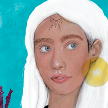 Retrato final. Desenho de retrato projeto de Alexandra Perandones Cruz - 10.06.2019