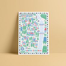 Santa Eugenia Ein Projekt aus dem Bereich Grafikdesign und Traditionelle Illustration von eluguina - 10.06.2019