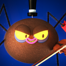 Fiddler Spider ( Loxosceles Laeta ). 3D, Character Design, 3D Character Design, Traditional illustration, Digital Illustration, and 3D Modeling project by J.FRAMES BOND - 06.11.2019