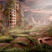 Mi Proyecto del curso: Matte Painting: creando mundos fotorrealistas (Ciudad postapocalíptica). Fine-Art Photograph, and Digital Illustration project by Joey Lara Calderón - 06.11.2019