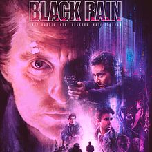 BLACK RAIN. Digital Illustration, and Poster Design project by Ignacio RC - 06.12.2019