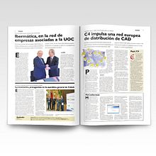 IBERMÁTICA. Evolución.. Br, ing e Identidade, Criatividade, Design de informação, Design editorial, Gestão de design e Infografia projeto de Laia Amado Ollé - 12.06.2019