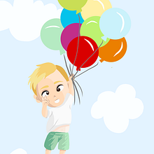 Dante descubre... Challenge CAOS Dia1- Fiesta. Un proyecto de Dibujo, Diseño, Diseño de personajes, Ilustración tradicional, Ilustración digital, Ilustración infantil e Ilustración vectorial de Hirra Al Andalus - 05.06.2019