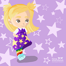 Dante descubre... Challenge CAOS Dia5- Gender Bender. Un proyecto de Dibujo, Diseño, Diseño de personajes, Ilustración tradicional, Ilustración digital, Ilustración infantil e Ilustración vectorial de Hirra Al Andalus - 11.06.2019