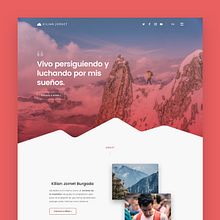 Kilian Jornet. CSS, Web Design, and UX / UI project by Miguel Ángel Sánchez Rubio - 02.10.2018