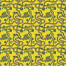 Mi Proyecto del curso: Pattern Design analógico y digital. Traditional illustration project by Aurora Rey - 06.13.2019