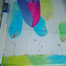 Ilustración en Seda. Un proyecto de Artesanía, Bellas Artes, Creatividad, Dibujo e Ilustración tradicional de Eva Méndez DoRoxo - 14.06.2019