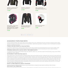 Ropa para motoristas. Web Design project by Jose Luis Torres Arevalo - 06.14.2019