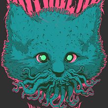 Cathulhu by MeFO. Un proyecto de Dibujo, Diseño, Diseño de moda, Ilustración tradicional, Ilustración digital y Serigrafía de Miguel Francisco Offidani - 16.06.2019