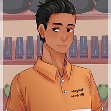 Comisiones - Alexander & Andy. Drawing, and Digital Illustration project by Eugenia Chávez - 07.17.2018