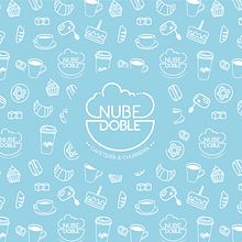 NUBE DOBLE | IMAGEN DE MARCA CAFETERÍA Y CHURRERÍA Ein Projekt aus dem Bereich Kreativität, Design, Logodesign, Grafikdesign und Naming von DIKA estudio - 17.06.2019