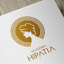 Academia Hipatia - Imagen corporativa . Br, ing, Identit, Design, Logo Design, Graphic Design, Traditional illustration, Marketing, Digital Marketing, Naming, T, and pograph project by Alejandro Martín - 06.17.2019